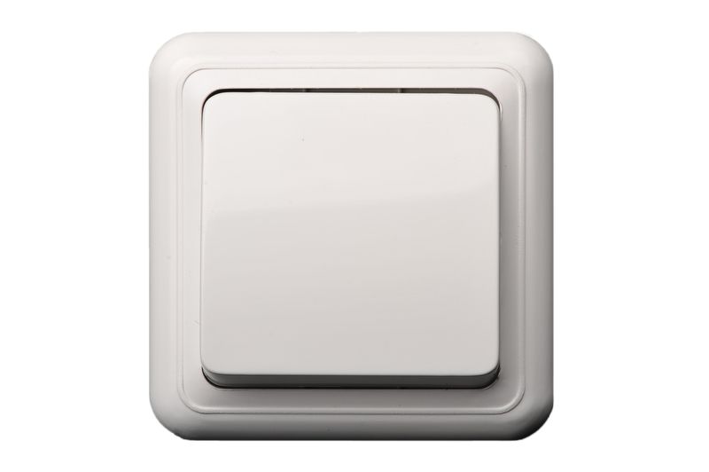 PP6.10-001.Delta/B Pavirsinis.perjungiklis, baltas (ABS) - Nuotrauka 2