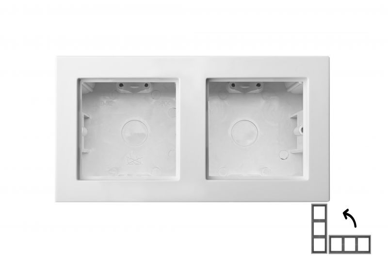 PMD-002.A/B Plastic surface mounting box (left) - Image 2