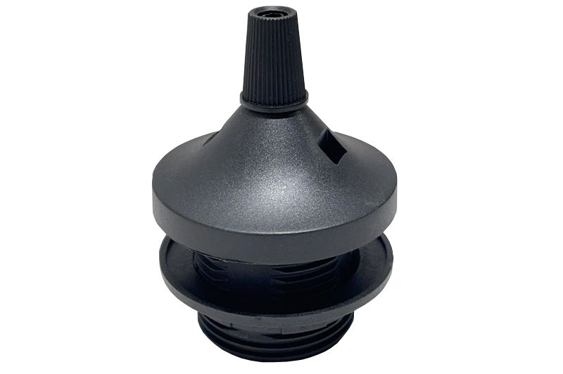 E27. RP.J  Lamp holder E27 with 1 screws+cap+cable fix./ black colour - Image 1