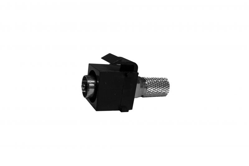 TVK-01J RJ45 standart TV socket module "keystone type", black