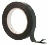 Juosta montavimo lipni dvipusė juoda 19mm x 5m TORRO