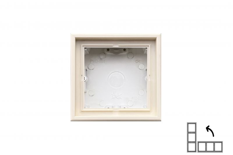 PMD-001.M/SM Pavir.montav.dezute/remelis"Modern"CUBE"83x83x47mm, nejung.smelio.sp/581 su.sr. - Nuotrauka 2
