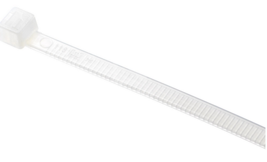 Cable ties PA6.6 140x3.5mm transparent, 100 pcs