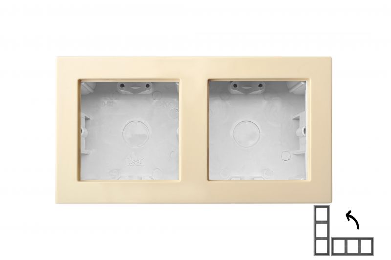 PMD-002.E/S Pavir.montav.dezute/remelis"Epsilon"83x154x47mm.2-vt.smelio sp.su.sr. - Nuotrauka 1