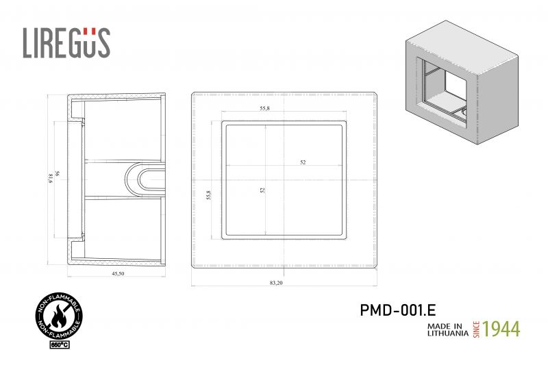 PMD-001.E/J Pavir.montav.dezute/remelis"Epsilon"83x83x47mm.nejungiama.juodos sp.su.sr. - Nuotrauka 4