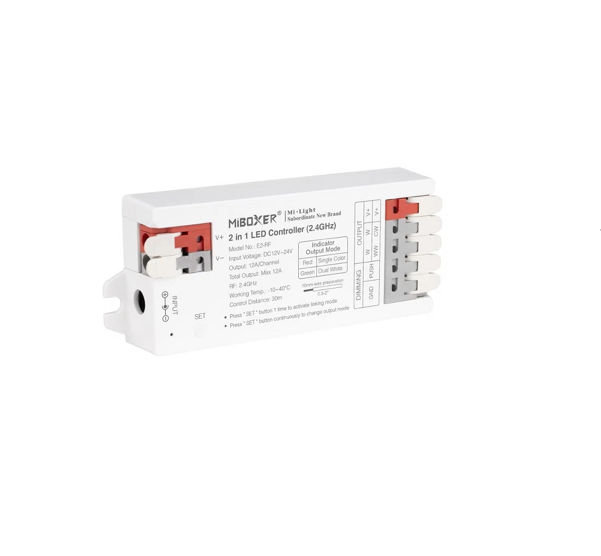 Controller for 1-zone single/CCT color LED strip (ECO) - Image 1
