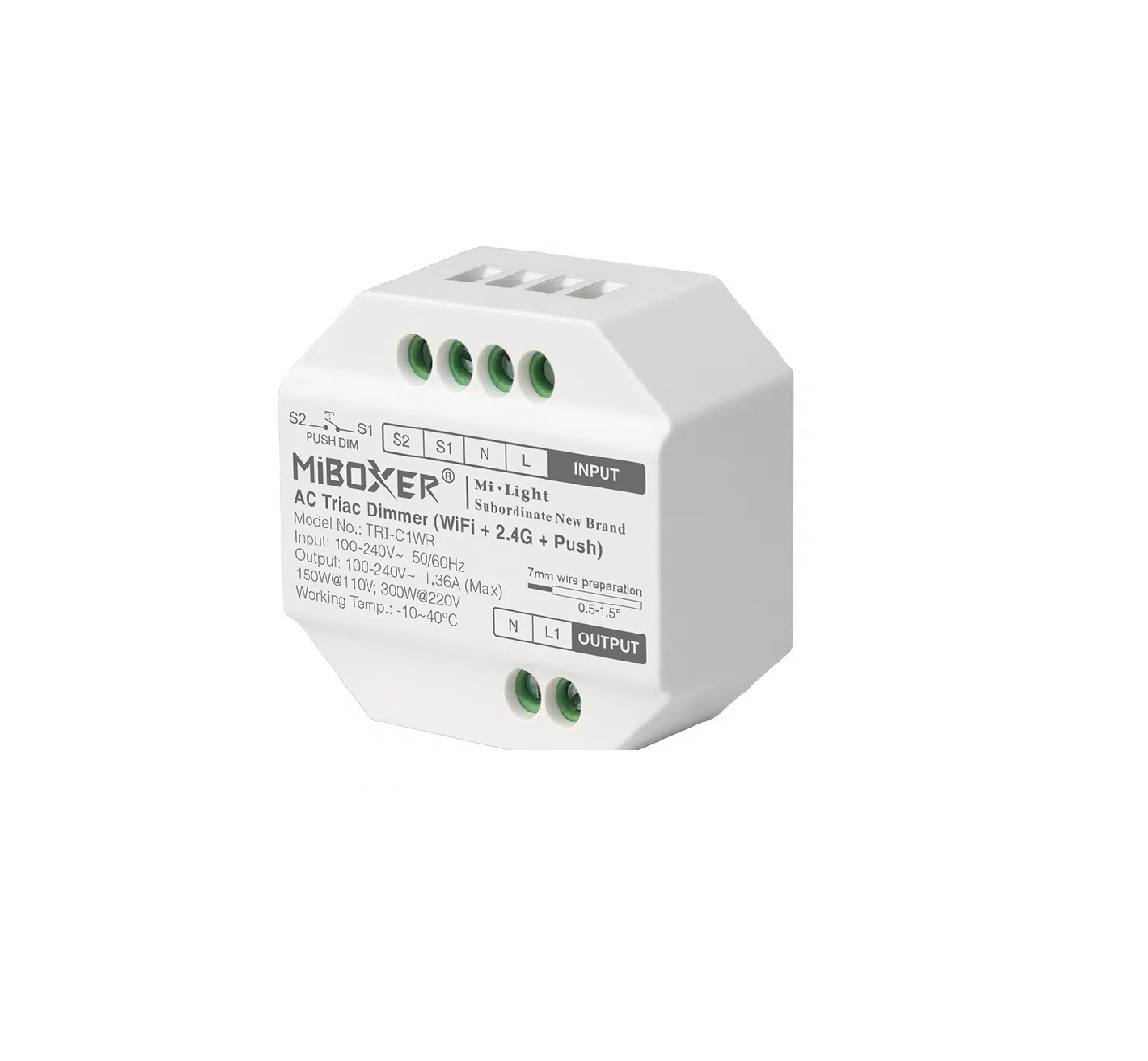 Controller 1 zone WIFI TRIAC + PUSH DIM (ECO) - Image 1