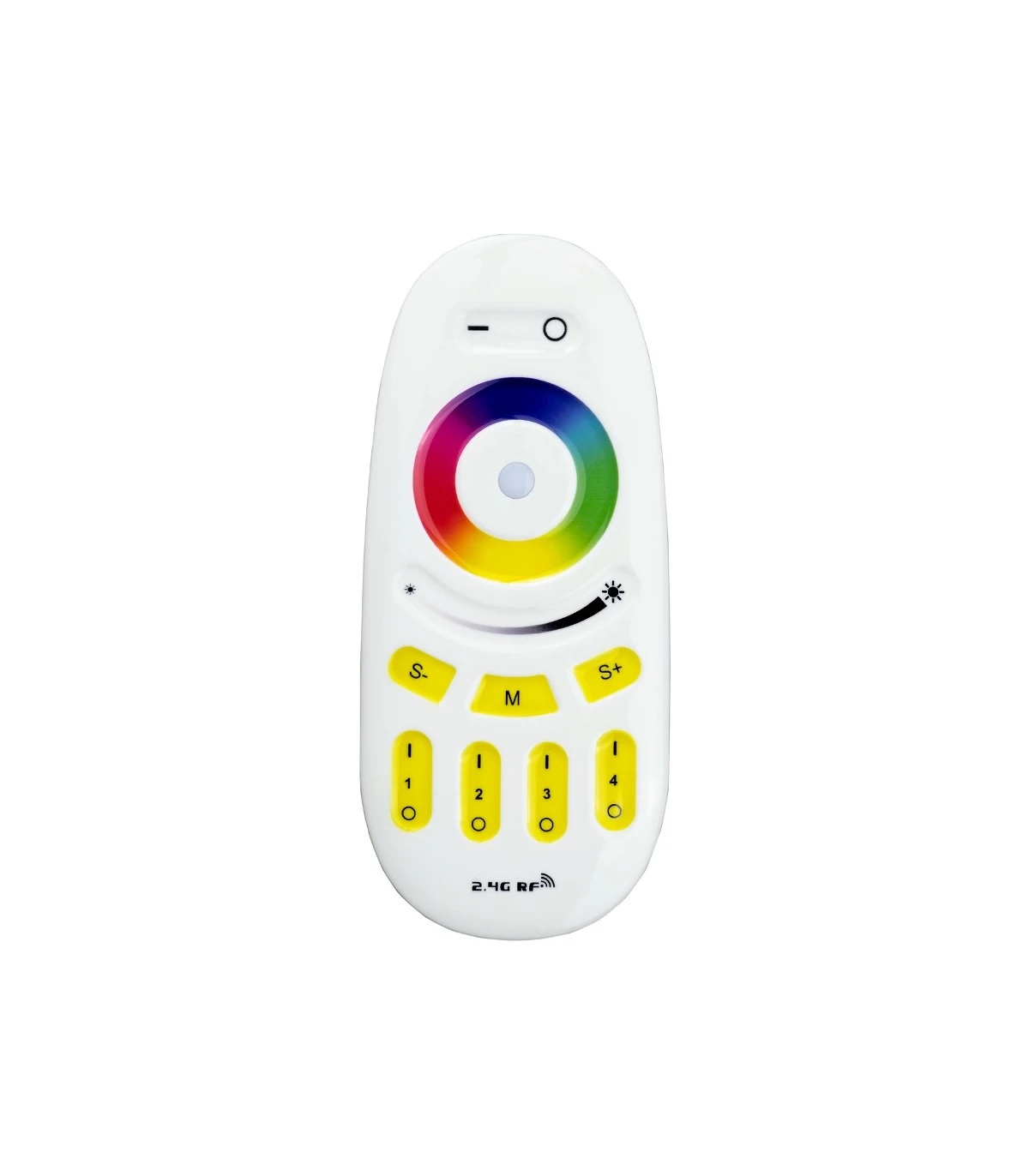 Pultelis 4 zonoms RGB, Balta