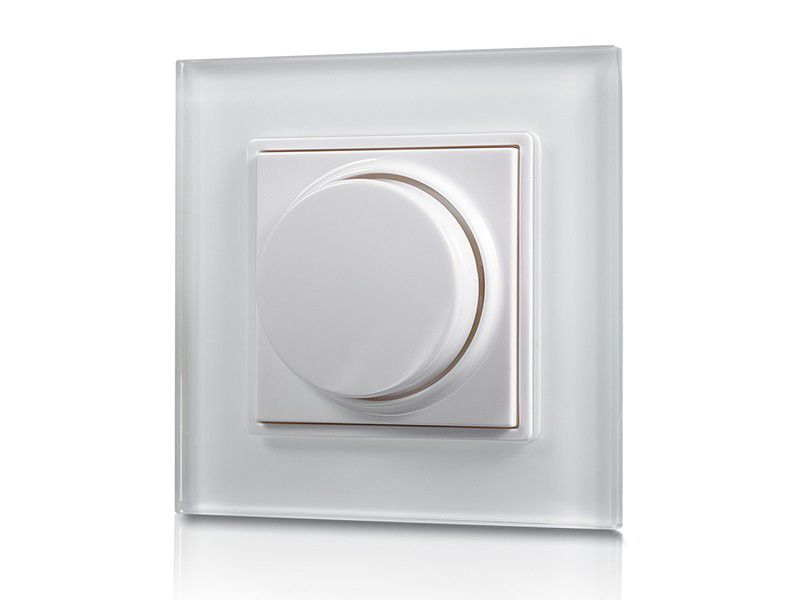 LED LIGHTING 1 ZONE WALL SWITCH (white matt glass)