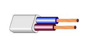 Cable for power supply 2x0.5mm²