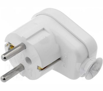 Schuko plug with grounding