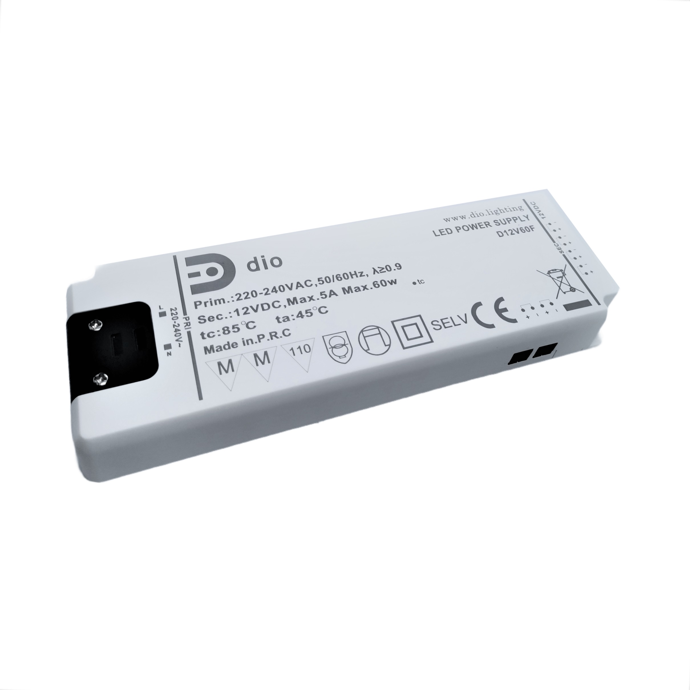 LED maitinimo šaltinis 12V, 60W, Furniture