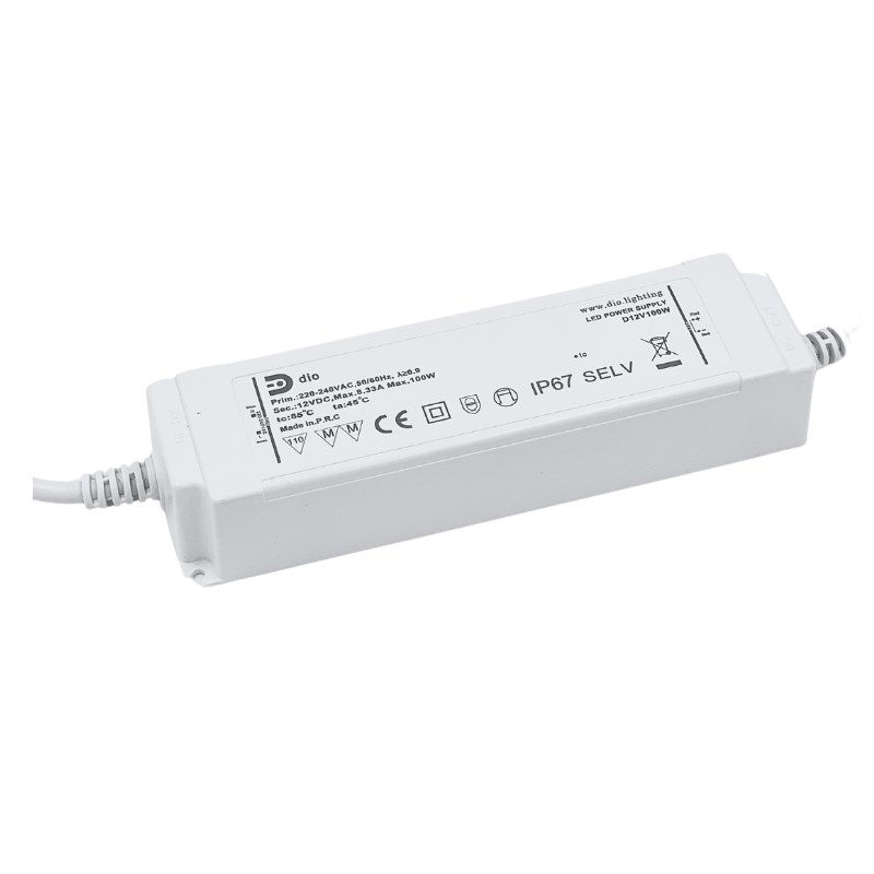 LED maitinimo šaltinis 12V, 100W, Waterproof