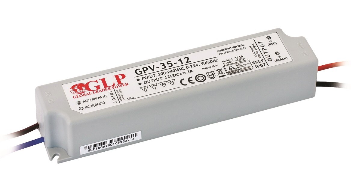 LED maitinimo šaltinis 12V, 36W