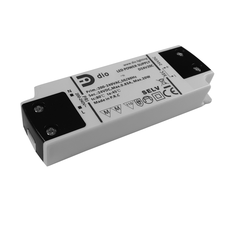 LED power supply 24V, 20W, Compact