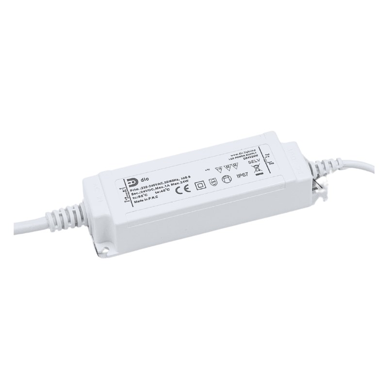 LED maitinimo šaltinis 24V, 24W, Waterproof