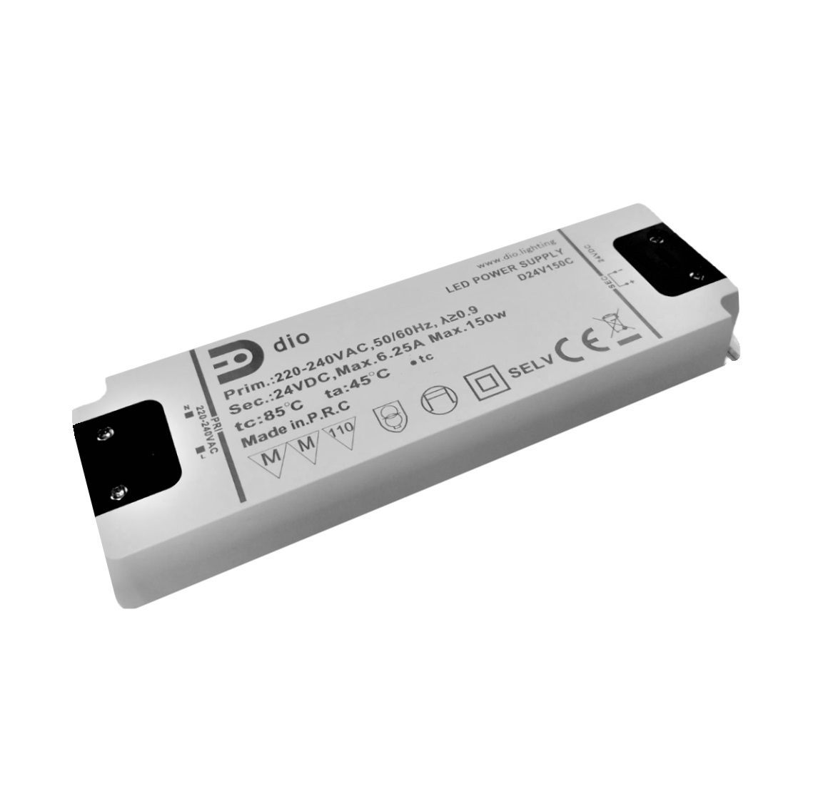 LED power supply 24V, 150W, Compact