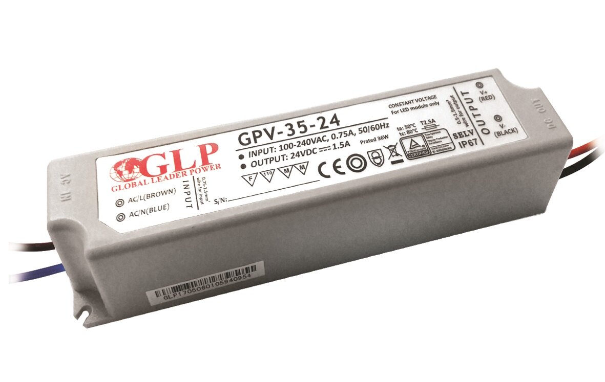 LED power supply 24V, 36W