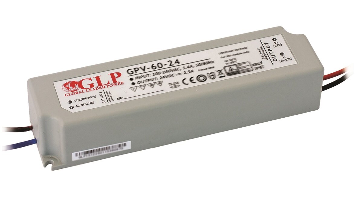 LED maitinimo šaltinis 24V, 60W