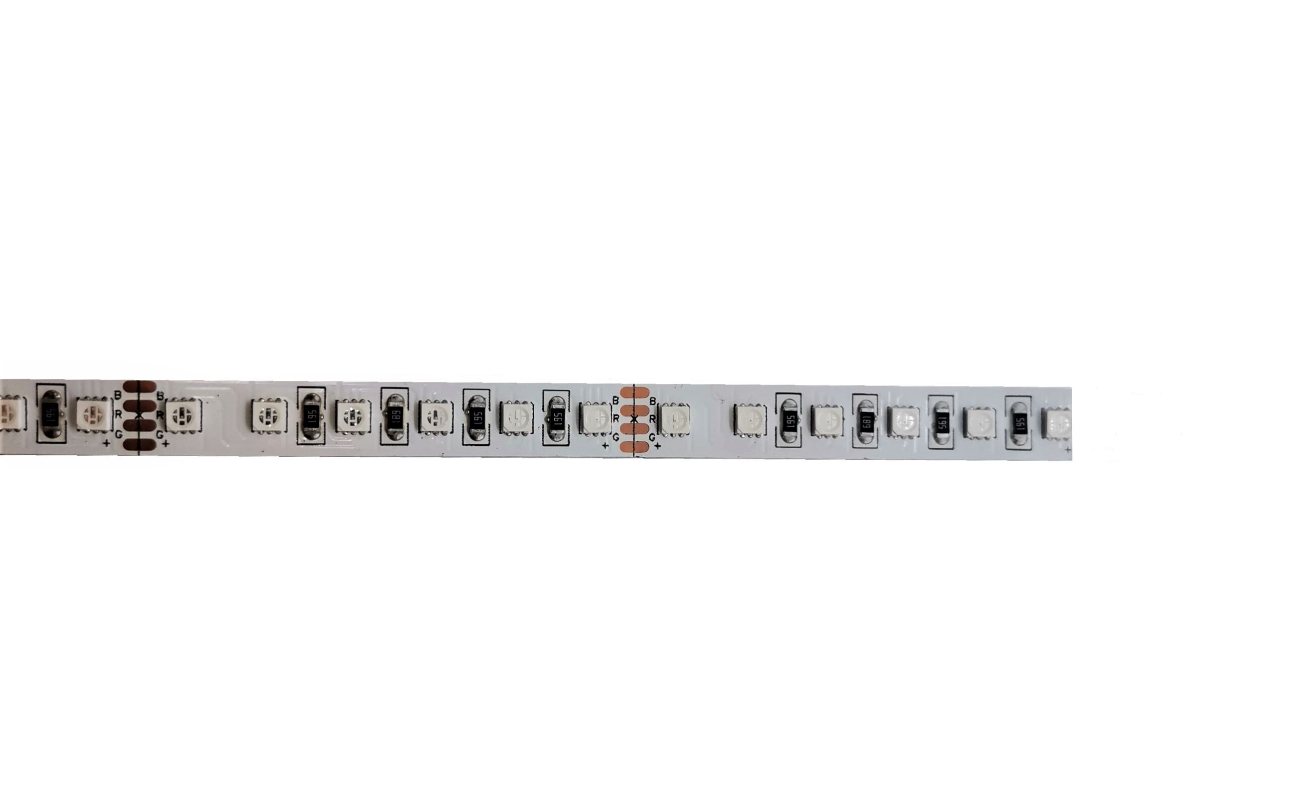 LED juosta EKO 12W/m 24V RGB IP20 120LED/m 2835 (5m) - Nuotrauka 1
