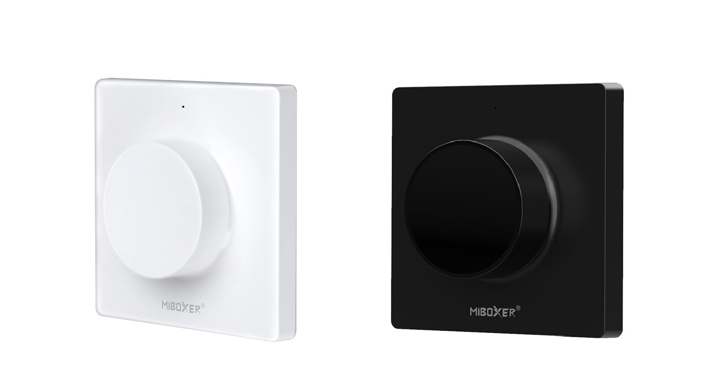 Wall switch for 1-zone single color LED strip (ECO), White