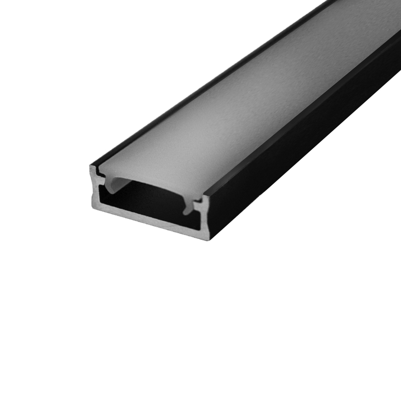 LED profile SURFACE Anodized Black (6m) - Image 3