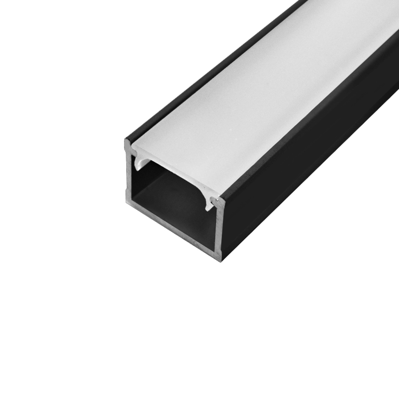 LED profile SURFACE MAXI Anodized Grey (3m) - Image 3