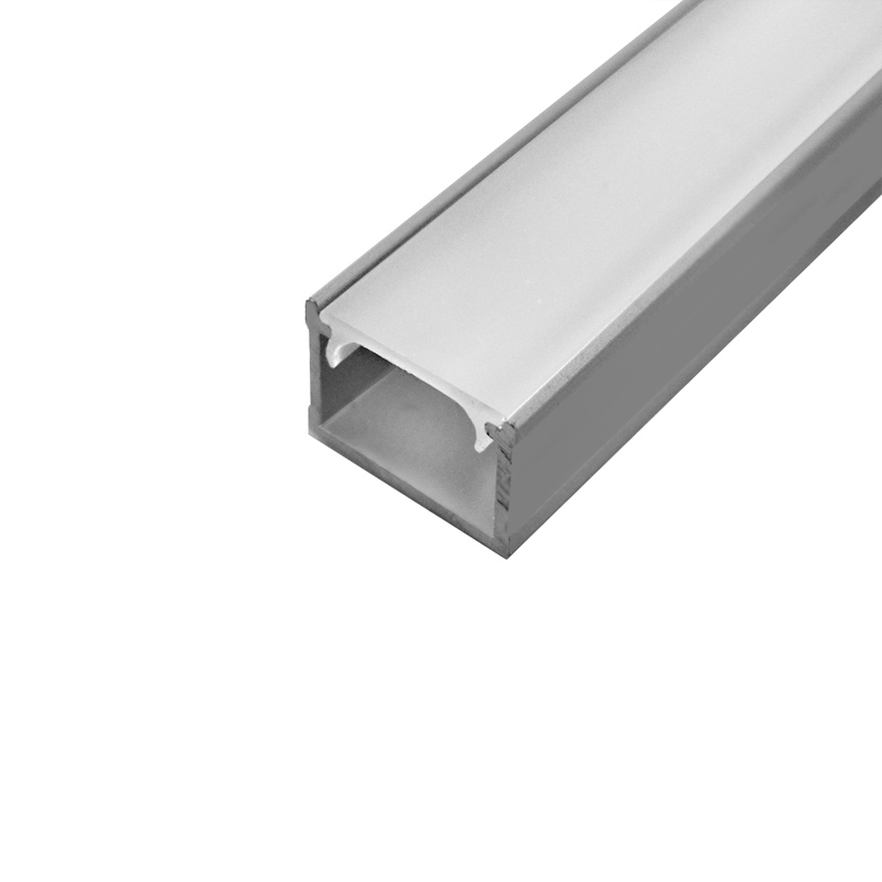 LED profile SURFACE MAXI Anodized Black (1m)