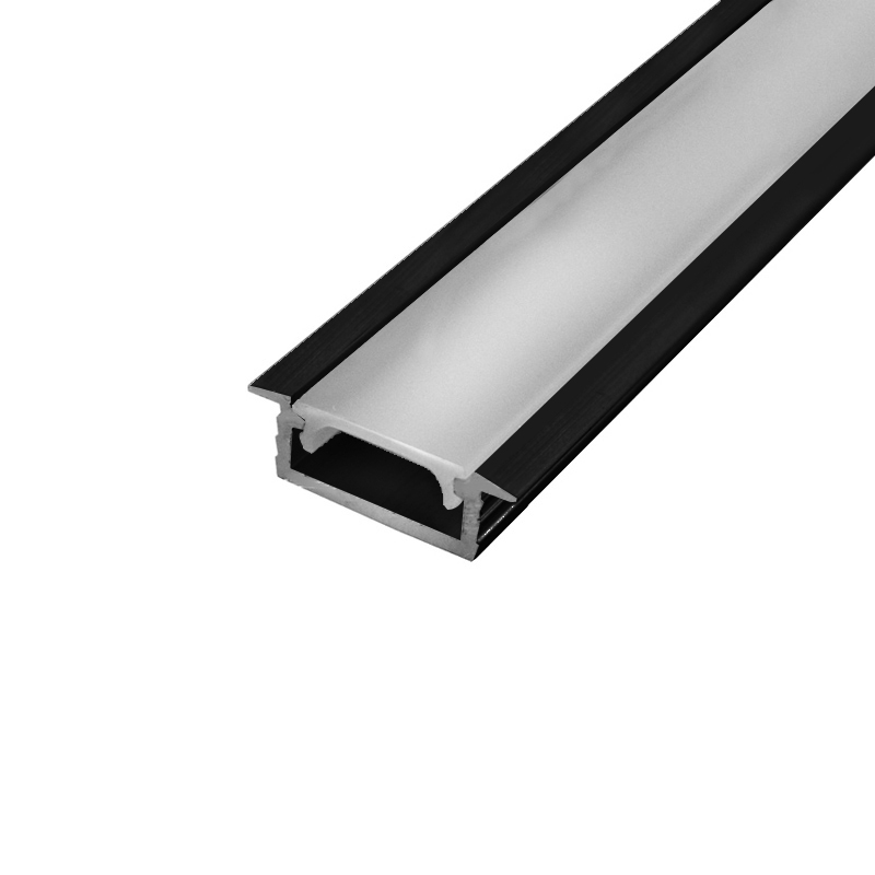 LED profilis įleidžiamas GROOVE Anoduota Pilka (2m) - Nuotrauka 3