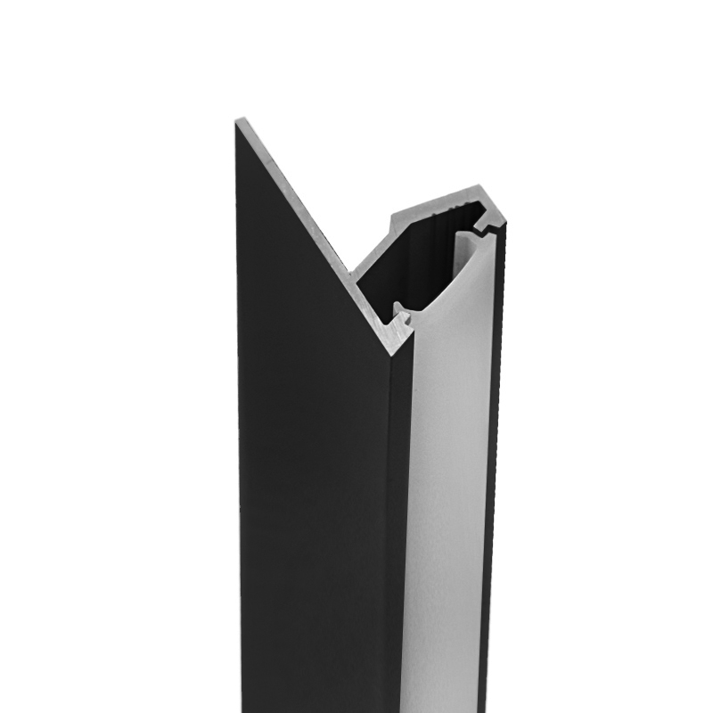 LED profile CORNER SHELF Anodized Grey (2m) - Image 3