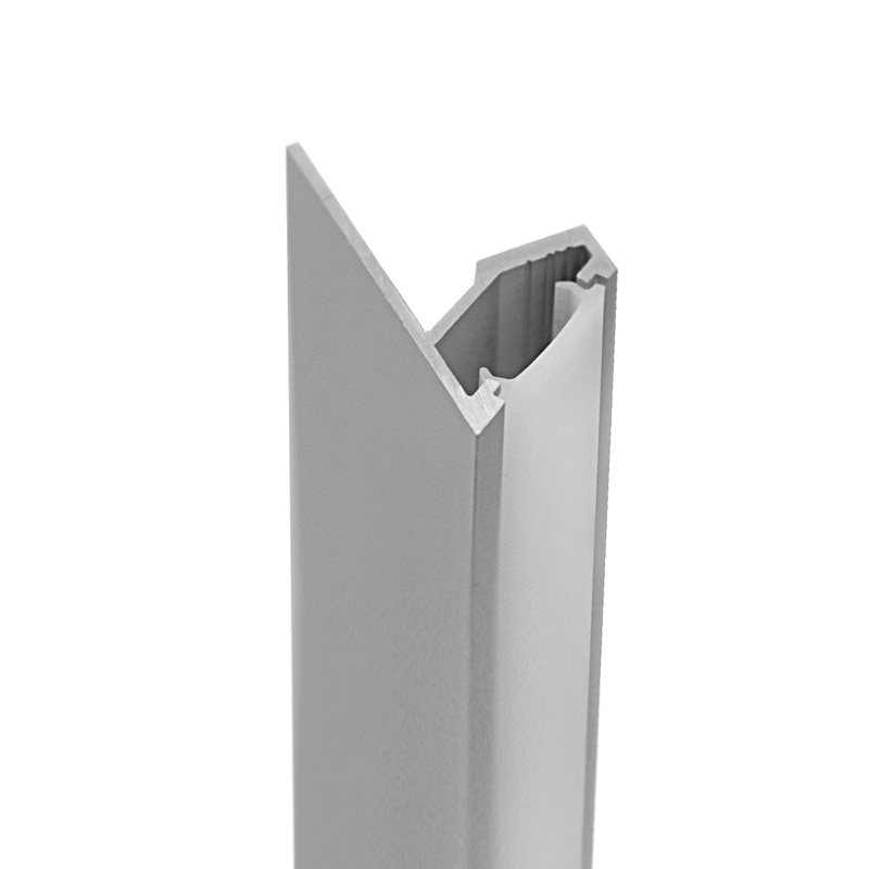 LED profile CORNER SHELF Anodized Black (6m)