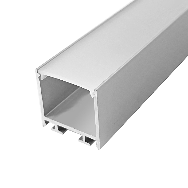 LED profilis išorinis 23x23 Dažyta Juoda (1m) - Nuotrauka 1