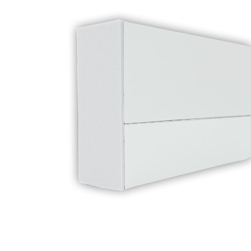 LED profile 23x40 for power supply Painted White (6m) - Image 4