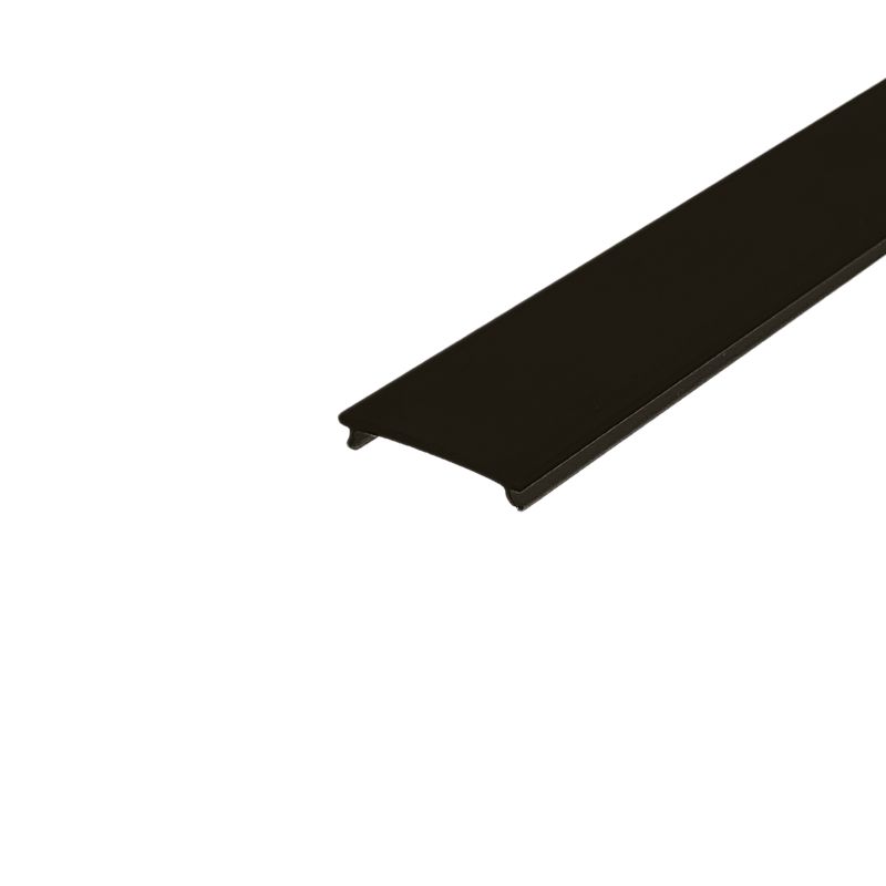 Cover for LED profile wide (black matt) (1m)