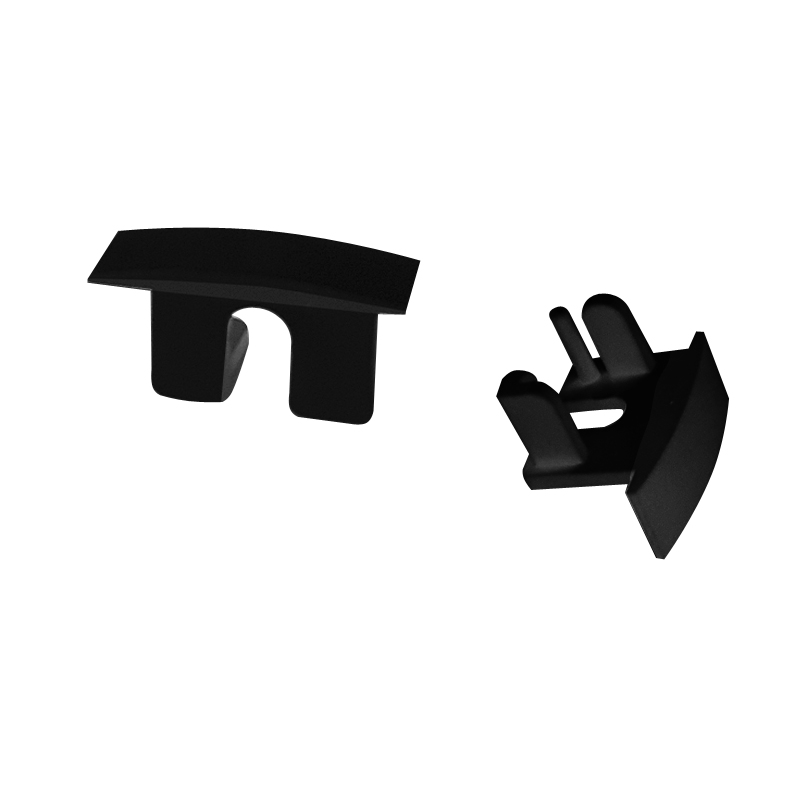 Endings for LED profile GROOVE MAXI 70 Black - Image 3