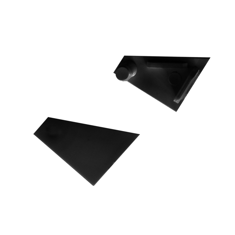 Endings for LED profile CORNER SHELF Grey - Image 3