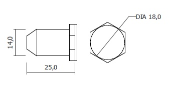 Touch dimmer sensor switch aluminum (recessed) - Image 2
