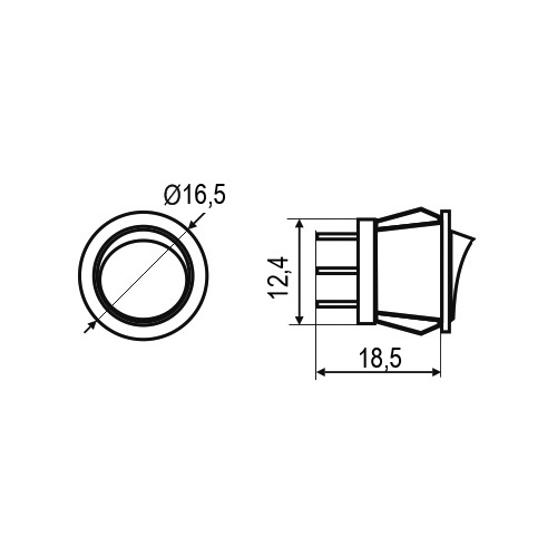 Mechanical recessed switch - Image 2