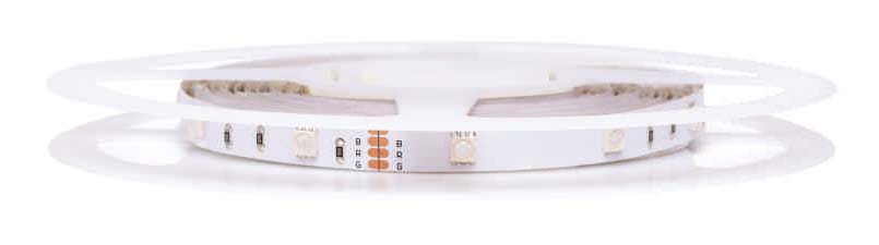 LED juosta STANDART 7.2W/m 12V RGB IP20 30LED/m 5050 (5m) - Nuotrauka 2