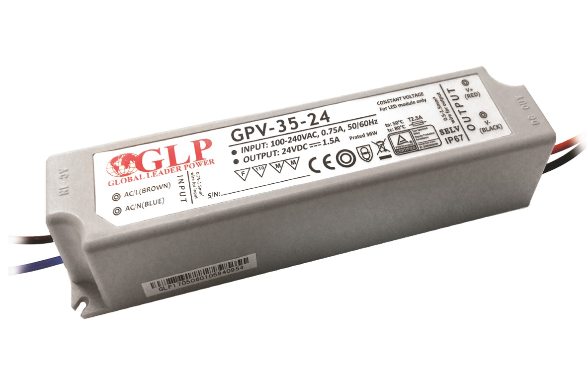 LED maitinimo šaltinis 24V, 36W