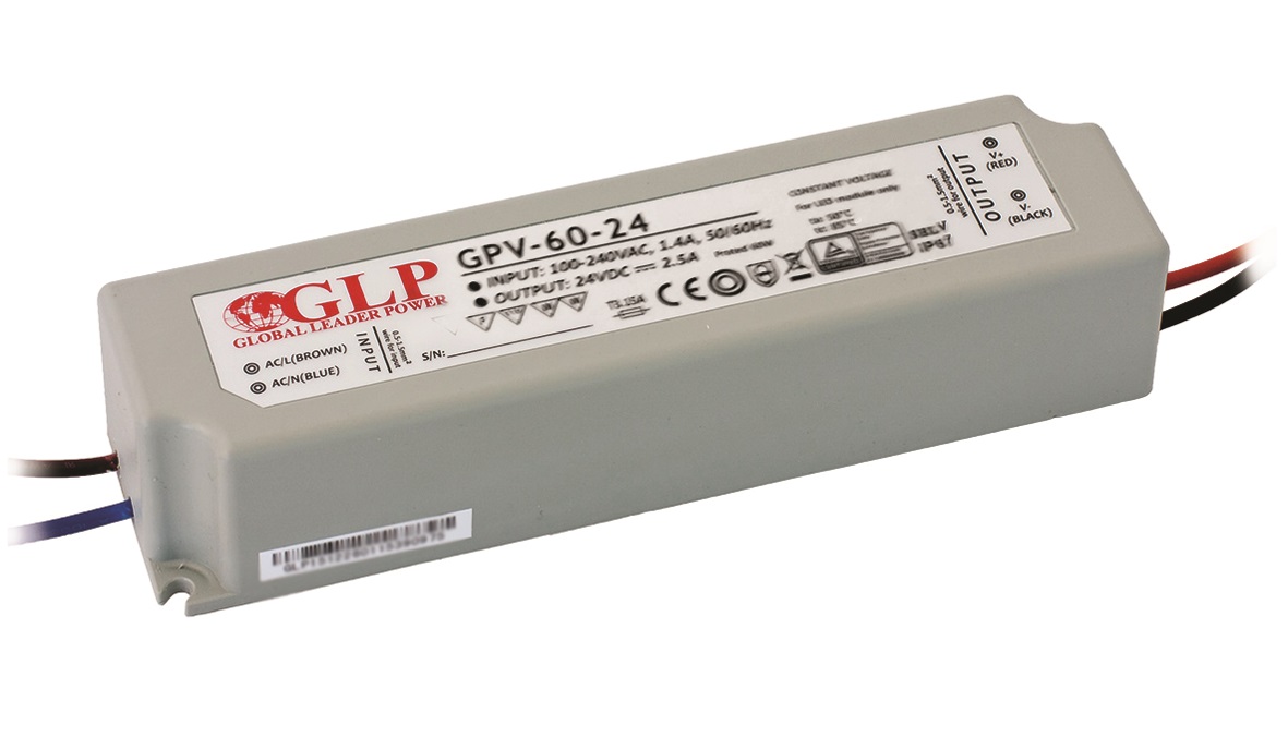 LED maitinimo šaltinis 24V, 60W