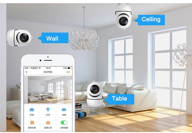 Vidaus IP kamera Feelspot FS-IC01W WiFi, Tuya - Image 4