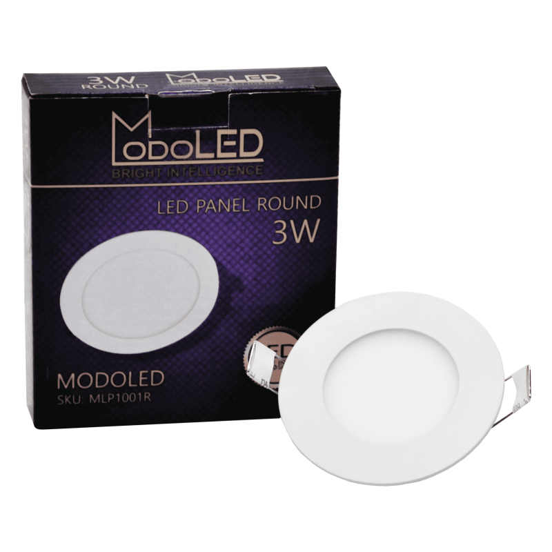 Įmontuojamas apvalus LED šviestuvas MODOLED 3W - Nuotrauka 1