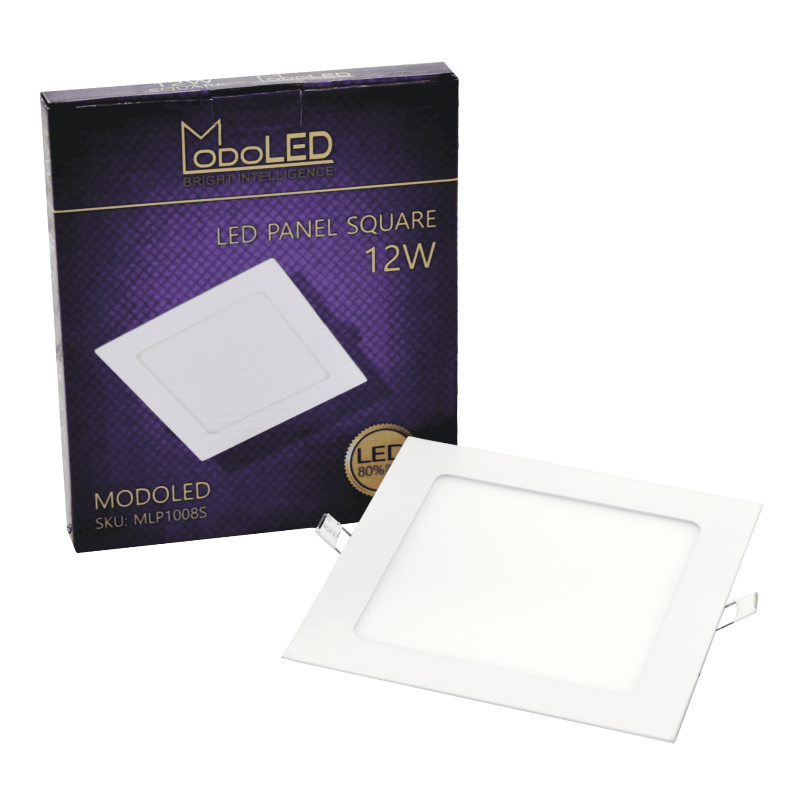 MODOLED square recesed LED panel 12W 3000K - Image 1
