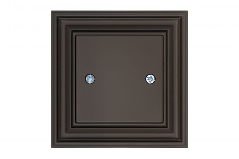D-001-01.R/ON31 Flush mounting cover.Retro matt.brown.w/f - Image 1