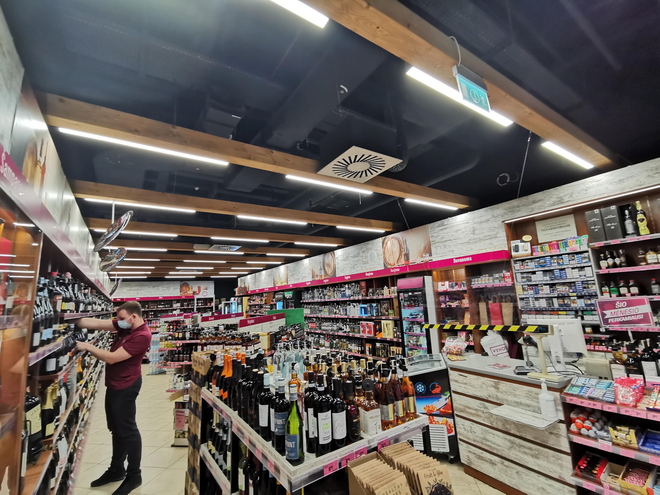 120W juodas linijinis LED šviestuvas LIMAN100_HIGH POWER_Avarinis - Nuotrauka 22