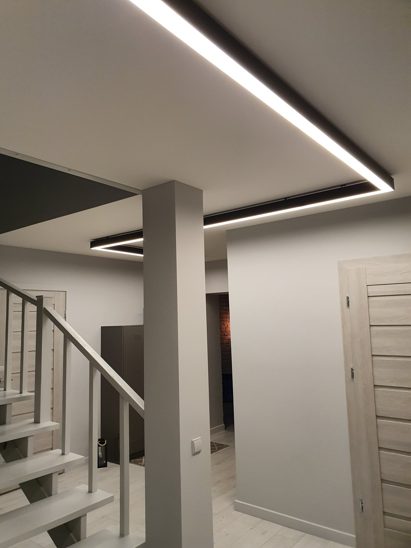 20W pilkas linijinis LED šviestuvas LIMAN80_Avarinis - Nuotrauka 19