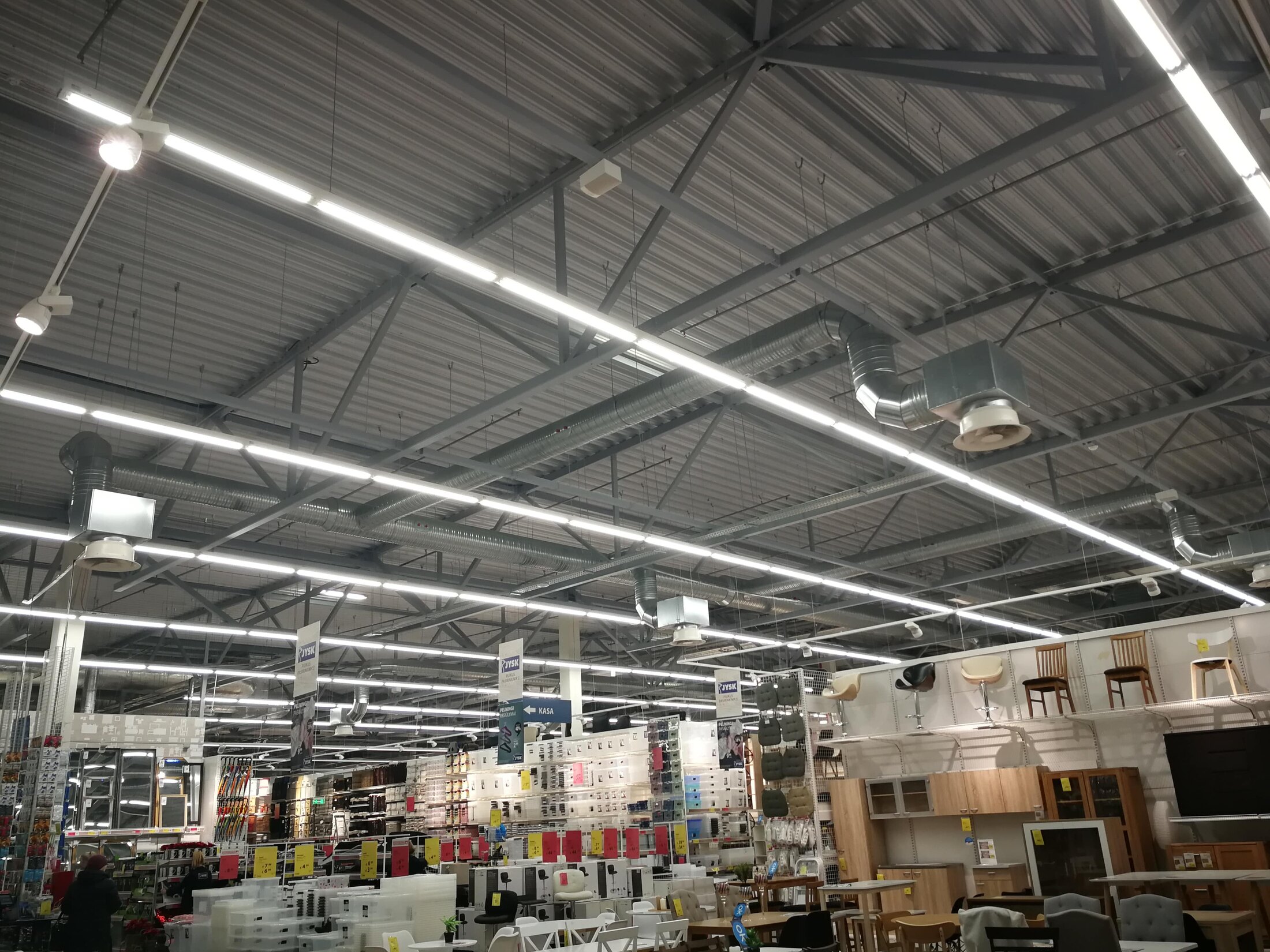 72W baltas linijinis LED šviestuvas LIMAN80_Avarinis - Nuotrauka 11