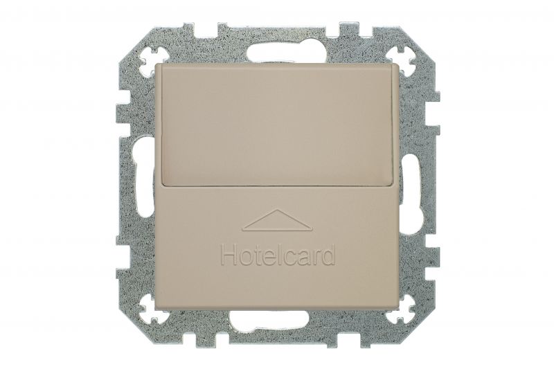 IVKJ2.10-204-01.R/ONC Key card holder, with push-button switch,10A., Retro matt.light.w/f - Image 2