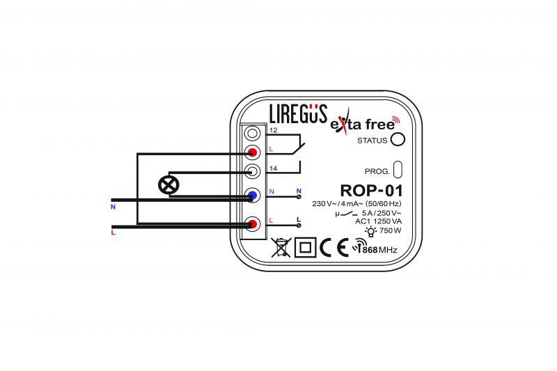 RJ-314.R/ONC Radio control.set: sender+receiver, Retro matt.light.w/f - Image 5
